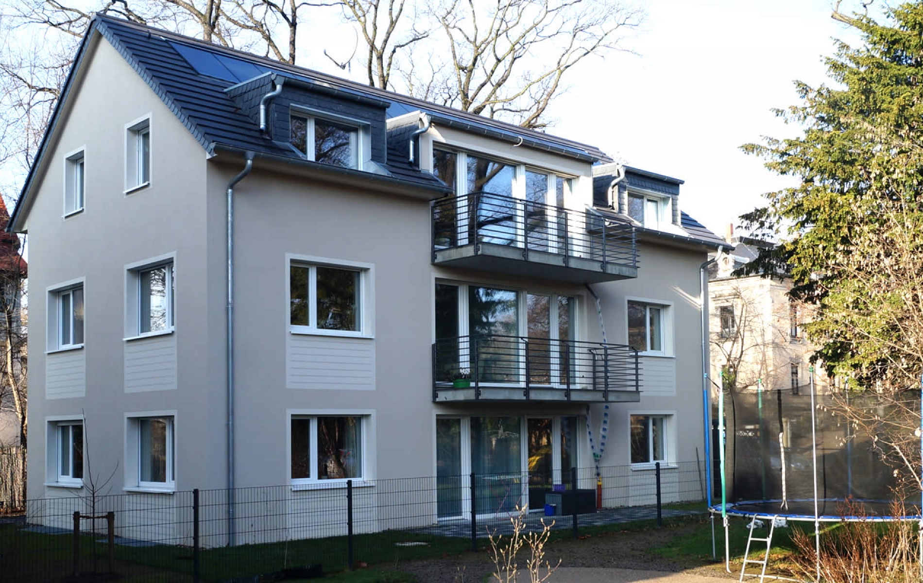 3-Familienhaus als Passivhaus