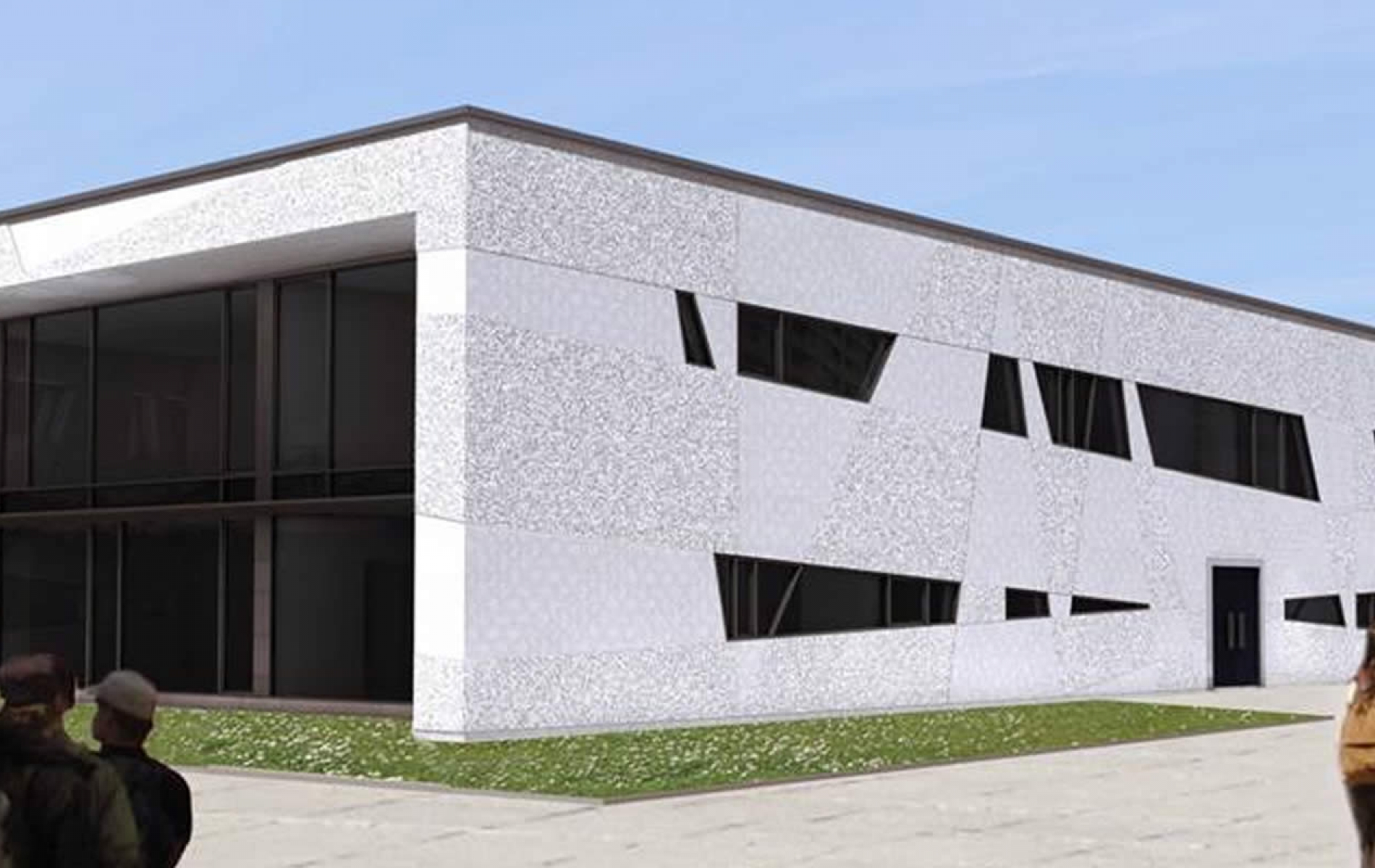 Büro- und Werkstattgebäude als Passivhaus