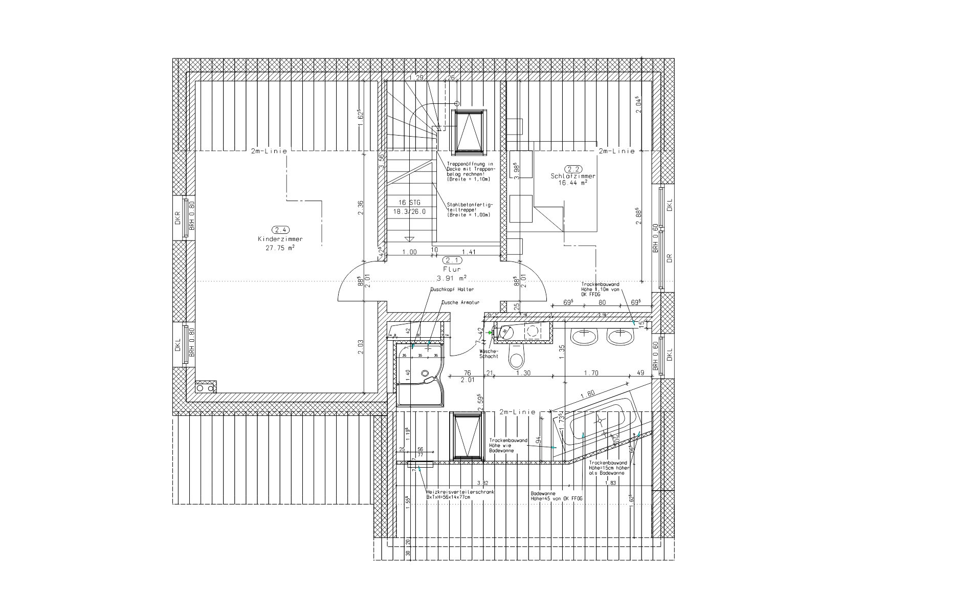 Einfamilienhaus mit Keller als Passivhaus