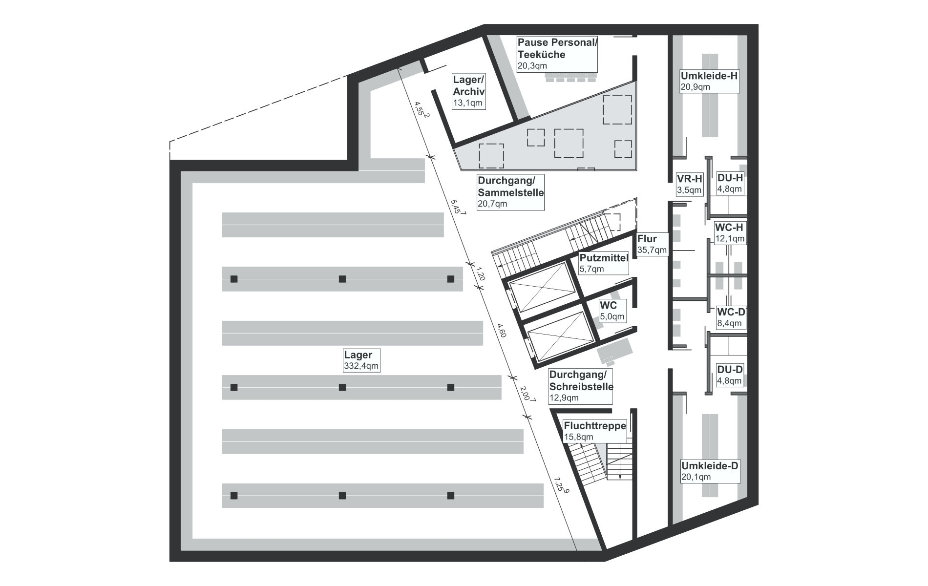 Produktions- und Logistikgebäude als Passivhaus