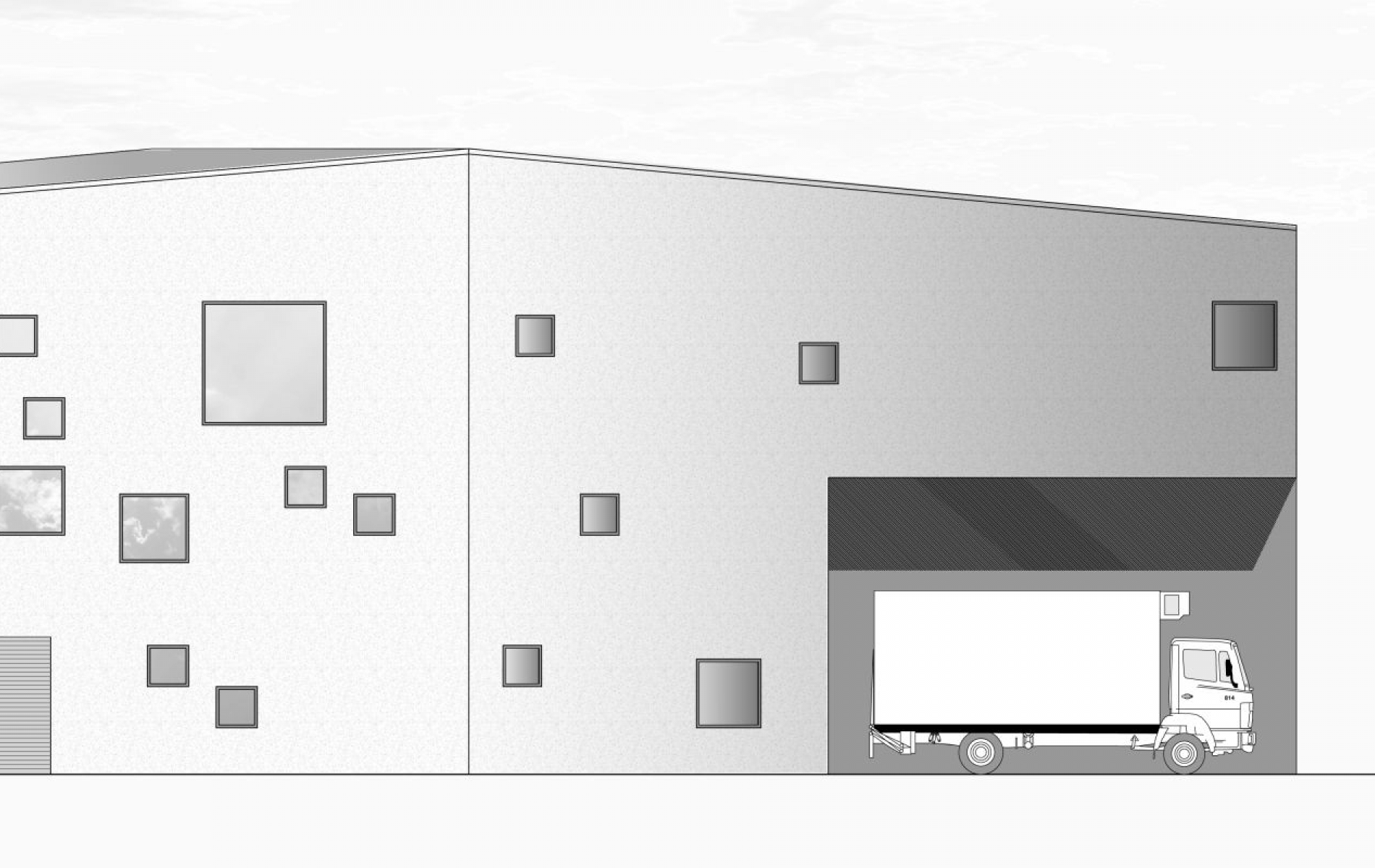 Produktions- und Logistikgebäude als Passivhaus